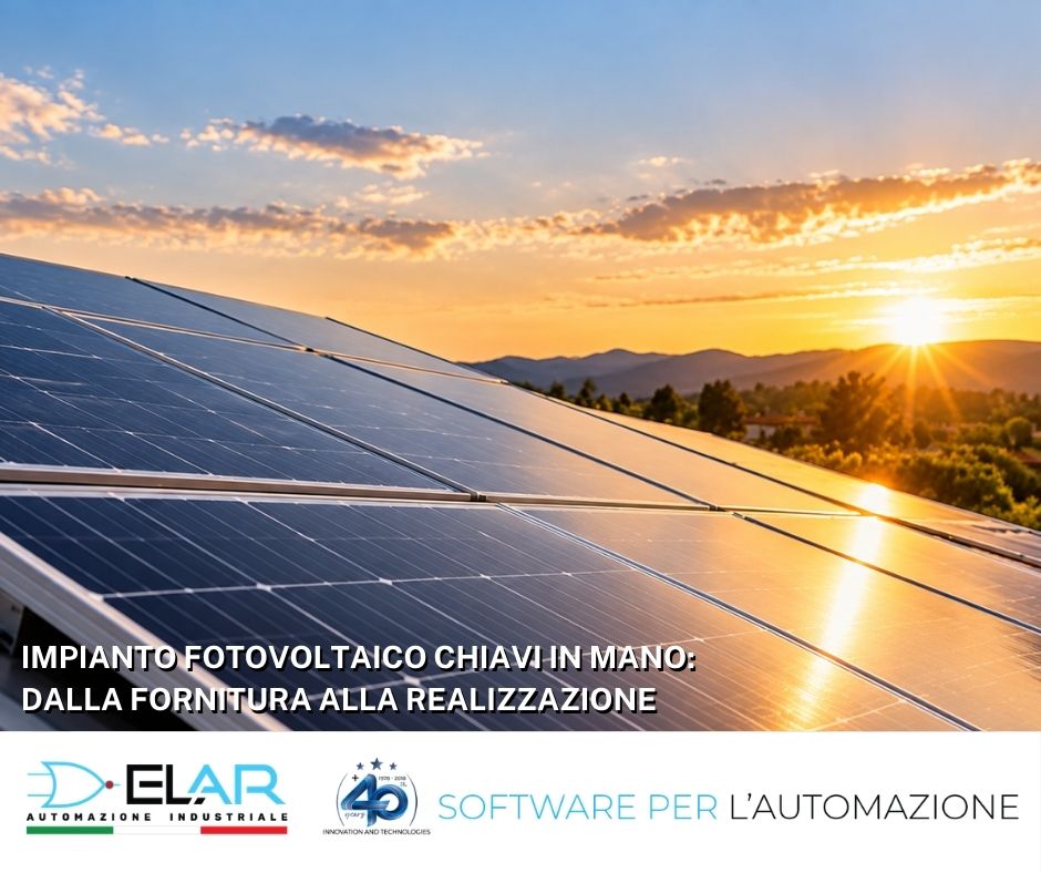 Impianto fotovoltaico chiavi in mano dalla fornitura alla realizzazione