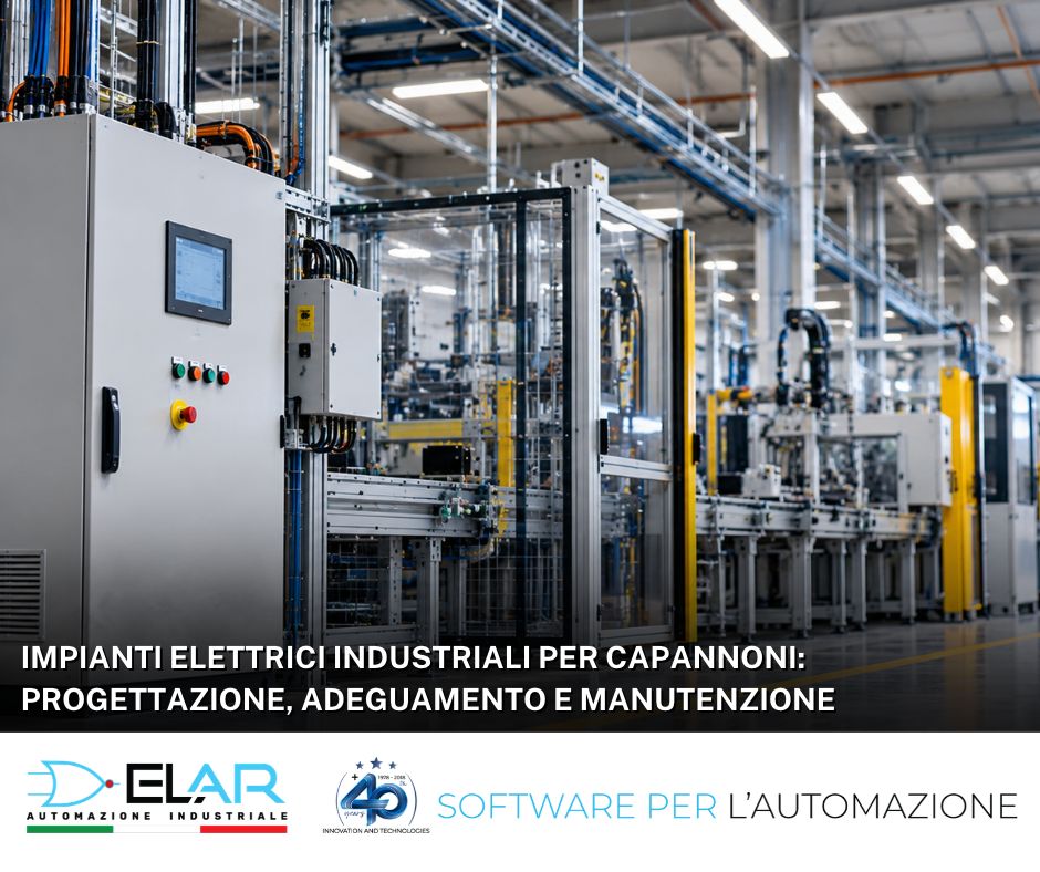 impianto elettrico capannone industriale - Elar Automazione industriale