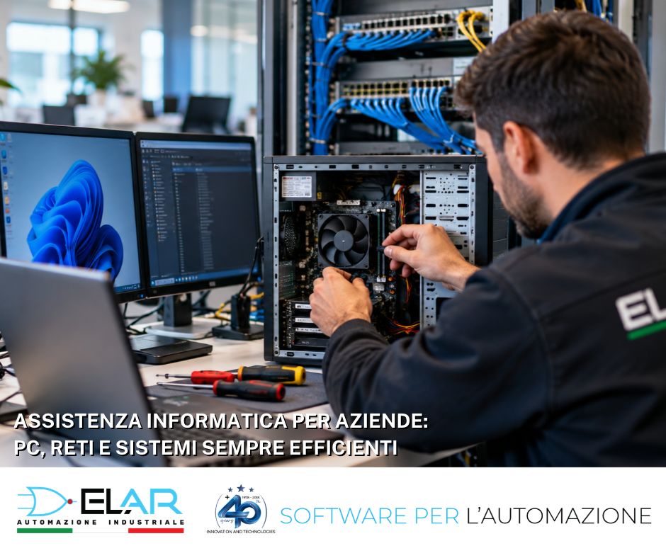 Assistenza informatica per aziende PC, reti e sistemi sempre efficienti